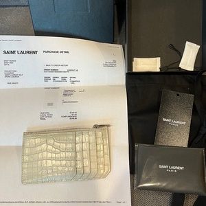 SAINT LAURENT FRAGMENTS CARD CASE
